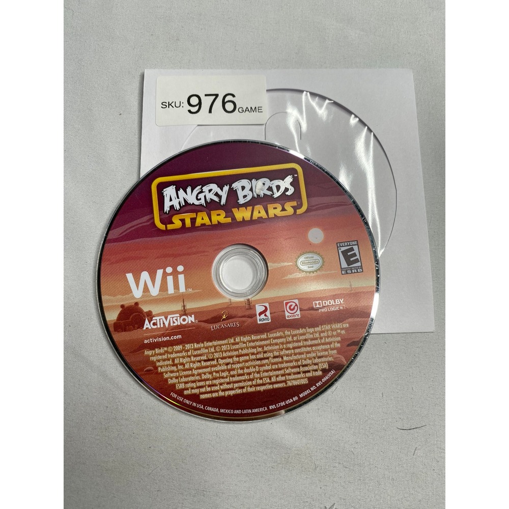Angry Birds Star Wars Nintendo Wii